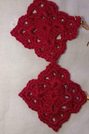 Crochet Geometric Earrings